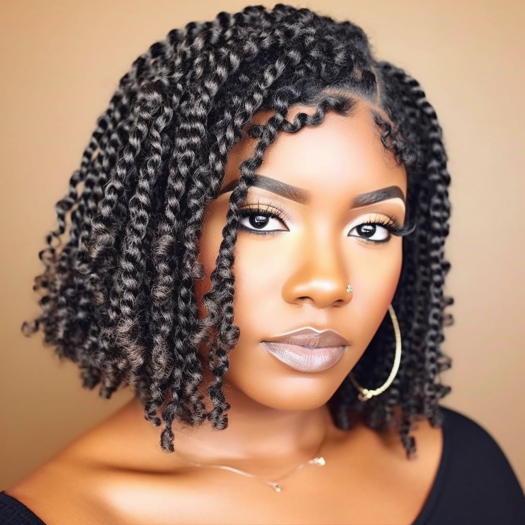 Kinky Twist Hairstyles