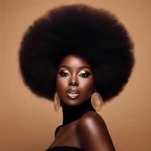 Afro – Natural Hairstyle