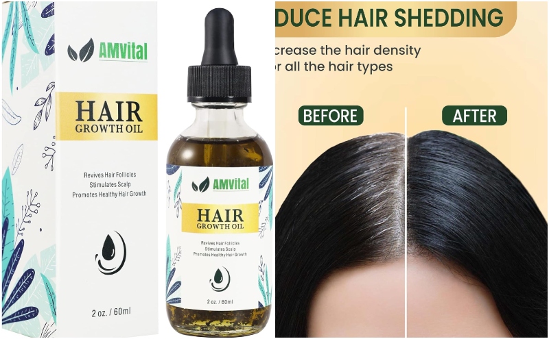 AMVital Hair Oil: The All-Natural Solution for Fuller, Healthier Hair