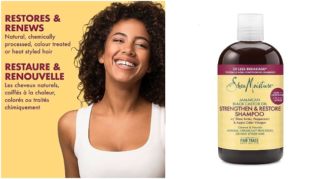 SheaMoisture Jamaican Black Castor Oil Strengthen & Restore Shampoo