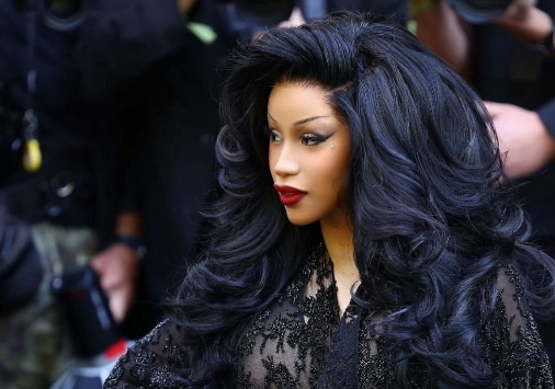 Cardi B’s Romantic Curls Elevate Her Balenciaga Couture Look