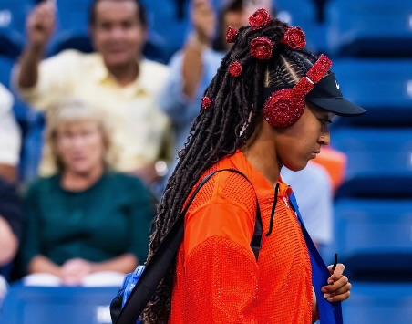 Game, Set, Style: Naomi Osaka’s Bedazzled Rose Ponytail Steals The Court