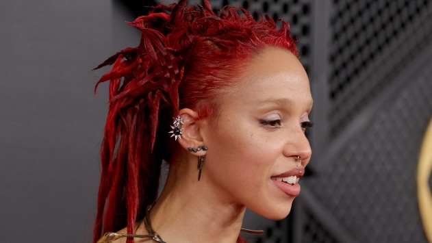 Anthurium Red And Ancestral: How FKA Twigs Used Basketweave Locs To Honor Black Hair History At the Grammys
