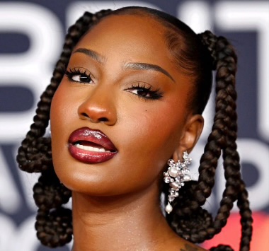 Double The Drama: Tems Elevates Her Brit Awards Glam With Statement Braided Pigtails