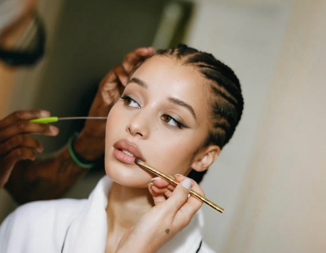 Chase Infiniti Made Clean Stitched Cornrows Look Like High Fashion At The Louis Vuitton Cruise Show