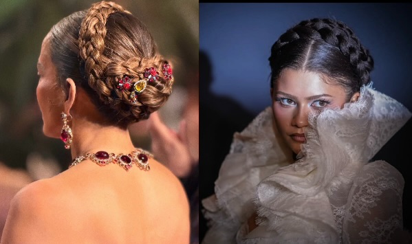 From The Red Carpet To Real Life: Why Halo Braids Are Summer’s Most Romantic Hairstyle