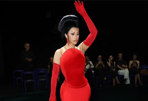 More Than A Bun: Cardi B’s Gravity-Defying Circular Updo Becomes The Star Of Paris Couture Week