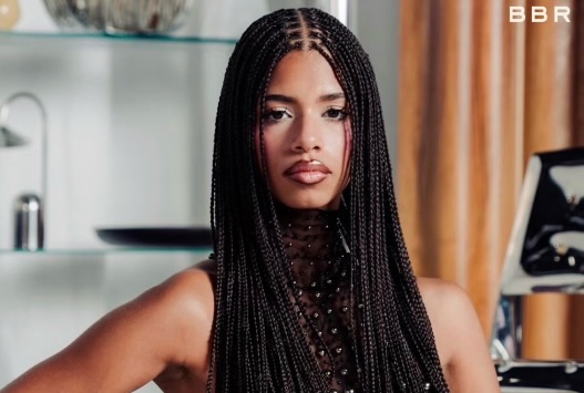 Sierra Rena Just Made Long Bone-Straight Braids Fall’s Chicest And Most-Wanted Hair Trend