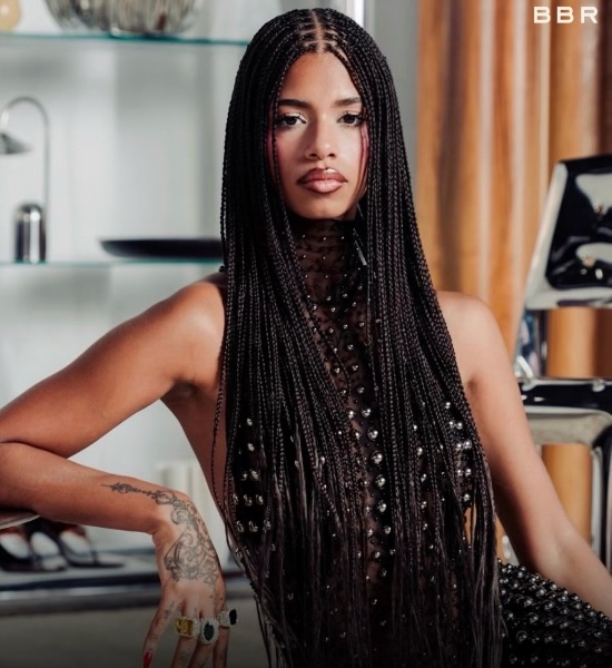 Sierra Rena Long Bone-Straight Braids